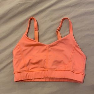 Neon small sports bra